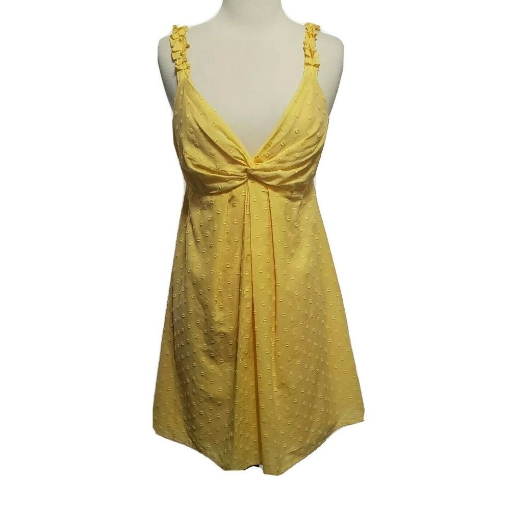 Sam & Libby Sunshine Yellow Dress Size 6 Lined